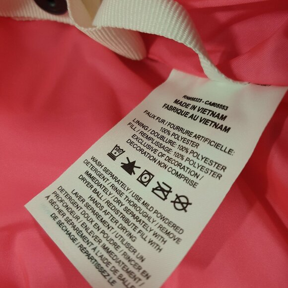 NWT Nike Therma-FIT Women High-Pile Pink Jacket Sherpa M - Picture 9 of 10